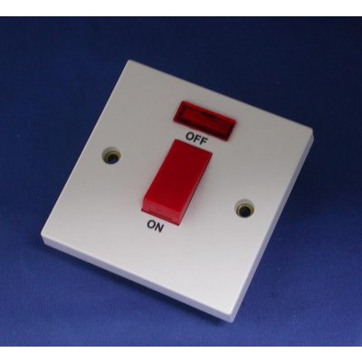 45A 250V 3'' squared flush type water heater switch