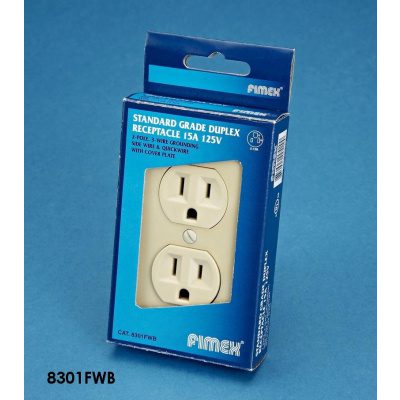 Flush type 110V plug outlet