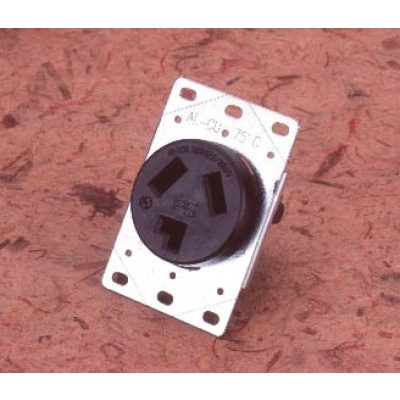 Flush type 30A 3 pin plug outlet