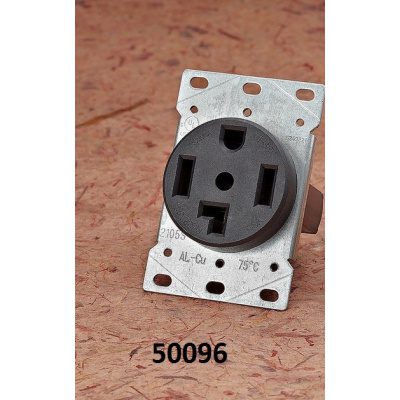 Flush type 30A 4 pin plug outlet