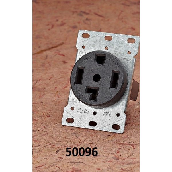 Flush type 30A 4 pin plug outlet