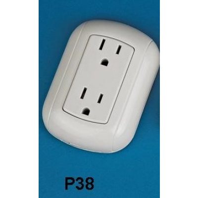 Surface type 110V plug outlet