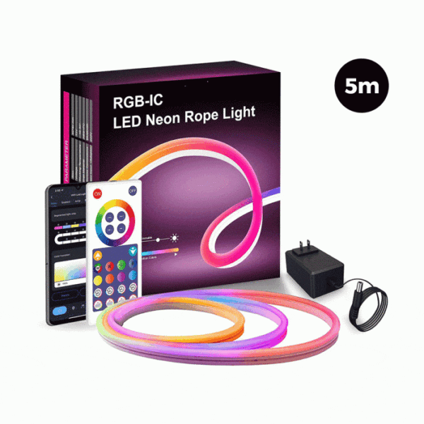 LED Rope Light 5M Neon RGB