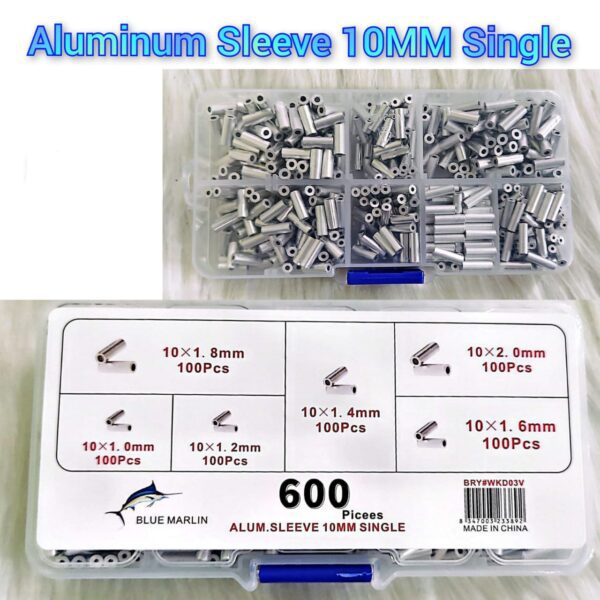 ALUMINIUM SLEEVE 10MM SINGLE